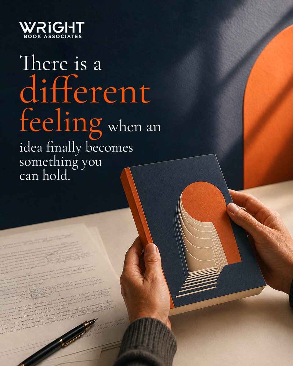 wright_book's tweet photo. A finished book becomes an object people can hold, gift, annotate, carry, reread, and remember. For authors, that moment matters.
#writingtips #writerLift #MarketingTips #Feel_Alive #BrandIdentity https://t.co/jxWvufBnHR