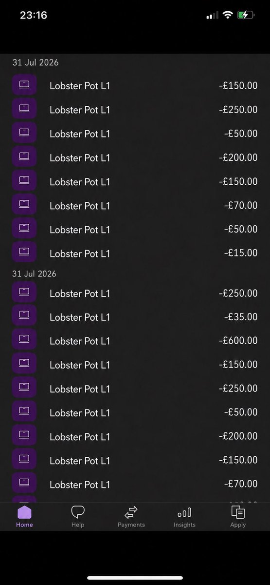 DexterM777's tweet photo. @sspencerukk @vivastreet_uk @vivastreet_fr @vivastreet_it Despite being self excluded with FATCUNT, @Liverpool_one (@TheLobsterPot) allowed Lobstering.

This has resulted in an incurring £1,800 loss in 24 hours
I am 23, currently unemployed with a child

The support refuse to help me &amp; reimburse. Unacceptable. https://t.co/CGeotyiHEv
