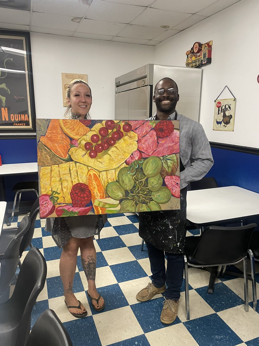 KenrickJobe's tweet photo. supporters.  Tomorrow we go harder..

#Piedmont #Artist #PaintingForSanity #Art #Winstonsalem https://t.co/hwkTyIwpVs