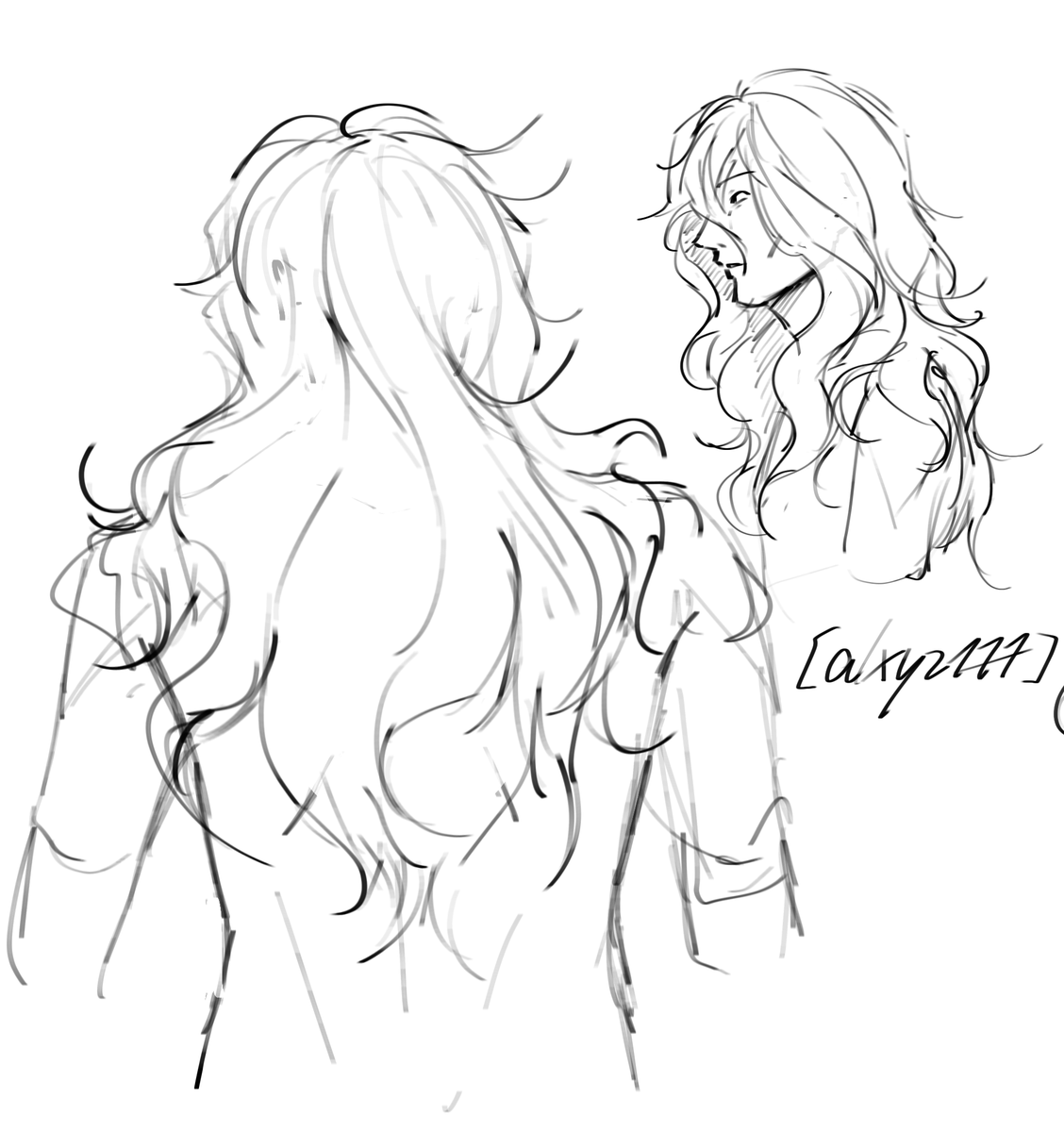alxyz177's tweet photo. post canon nagito with long luscious hair send tweet #drtwt https://t.co/h1zYDDCvta