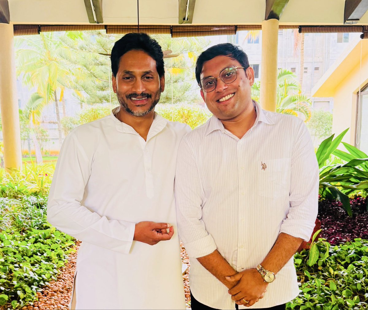 KarthikYells's tweet photo. Privileged to meet Jagan anna today for a detailed conversation on building our party's digital transformation & technology ecosystem !

Throughout our discussion, he emphasized one non-negotiable priority again and again: Every single Karyakartha’s feedback MUST be received, heard, and never ignored at any cost !

One thing is absolute , this Digital YSRCP will strictly be of the Karyakartha, by the Karyakartha, and for the Karyakartha.

We are fully getting on track, building towards a powerful, technology-driven YSRCP 2.0

Mission 2029 is on! Come together and please reach out to 7799751414 to join the mission of Global Tech Force for Jagananna.

@YSRCPEurope