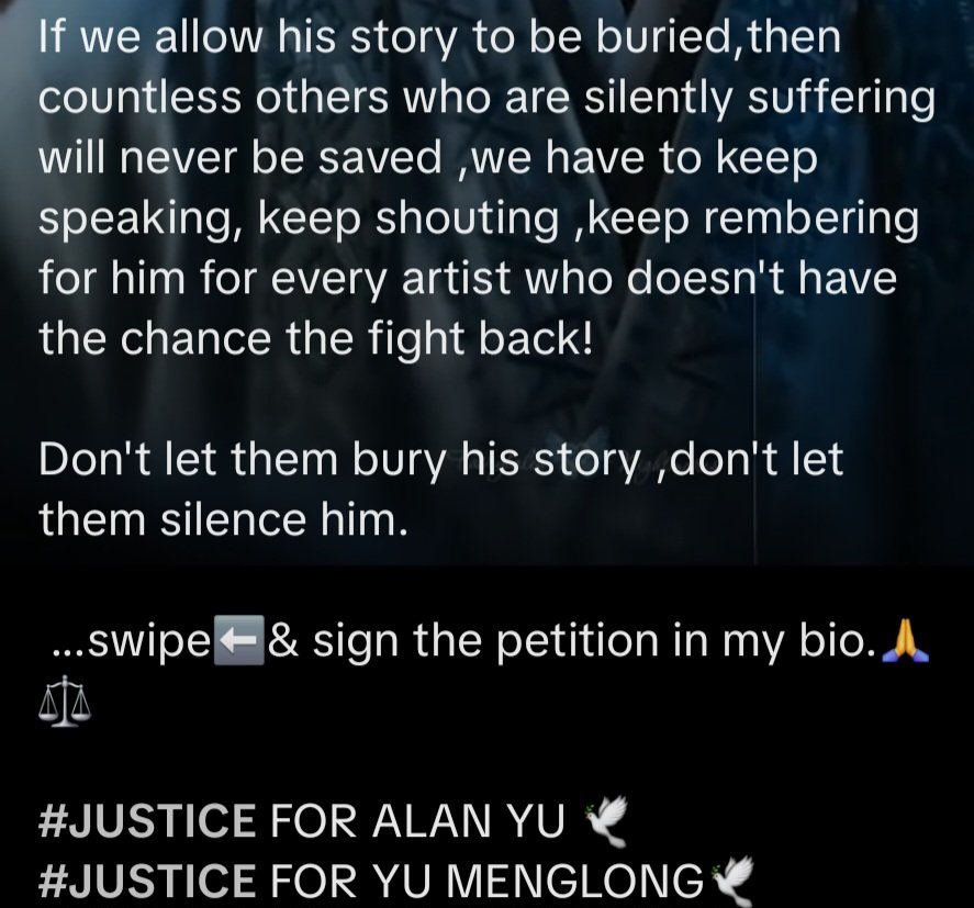 justice_alanyu's tweet photo. Don't let this to be bur!ed.

#JusticeforYuMenglong #YuMenglong #YuMenglong于朦胧 #YuMenglongFallingEvent #AlanYu #HumanRights #HumanRightsViolations #CCP #Beijing #798artmuseum #XiJinping #boycottchina #boycottnetflix #Qihaoartmuseum #bulgarihotel 
@hrw @amnesty @UNHumanRights https://t.co/jFl3LfU9Ct