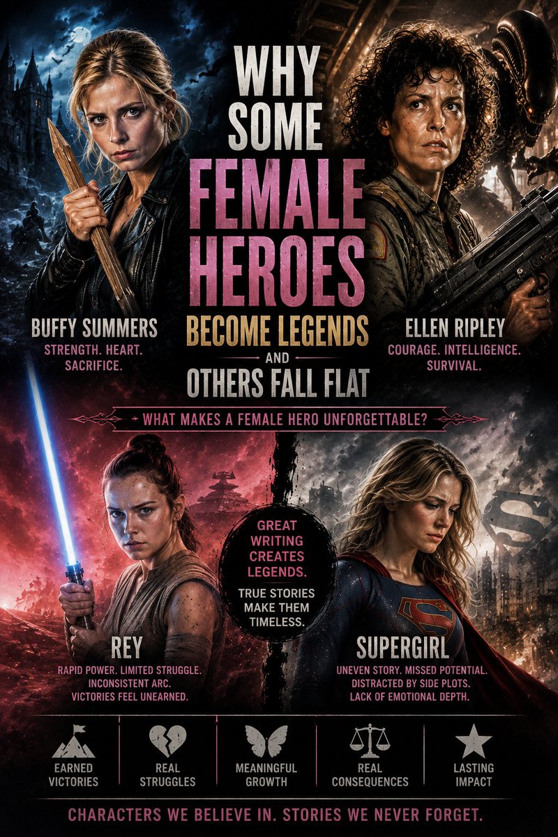 FSOCross's tweet photo. What makes a female hero legendary?

Our latest article explores what great storytelling gets right—and why audiences connect with some characters more than others.

Who do you think is the best-written female hero in film or TV?
https://t.co/uyyVjiUVJR https://t.co/Flkwa61UFv