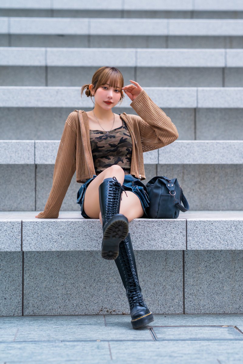 Himswari786's tweet photo. 『CITY CRUSH
　　　― 街ごと、恋に落ちる。』
⑥
model: りなしぃさん @rinyanpassan

2026/4/29 Takanawa Gateway Portrait https://t.co/sCT6k2mEqA