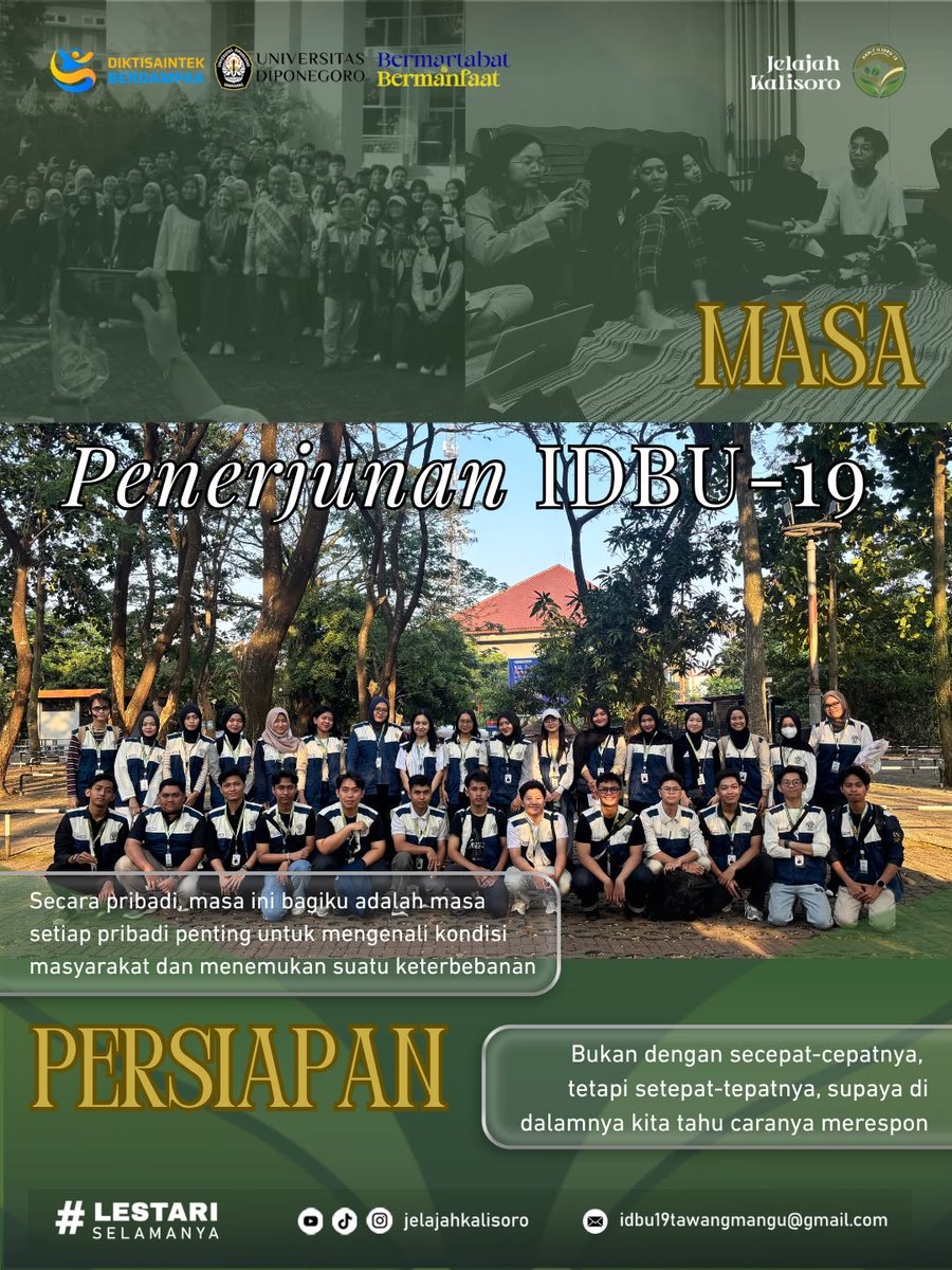dylentea's tweet photo. 🌱 MINGGU 1
Minggu ini kami belajar mengenal, mendengar, dan menyatu dengan lingkungan baru #p2kkn #undip
#KKNTawangmangu
#LestariSelamanya https://t.co/giII9SO6w5