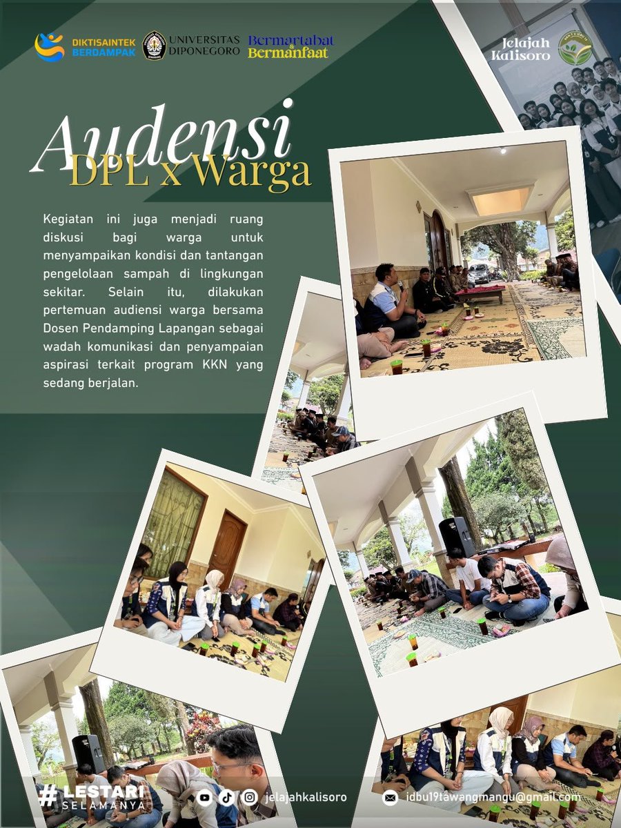 dylentea's tweet photo. 🌱 MINGGU 2
Minggu ini kami mengawali perjalanan dengan menumbuhkan kepedulian melalui sosialisasi pengelolaan sampah. 
#p2kkn #undip
#KKNTawangmangu
#LestariSelamanya https://t.co/Yi7cHhPb9Q