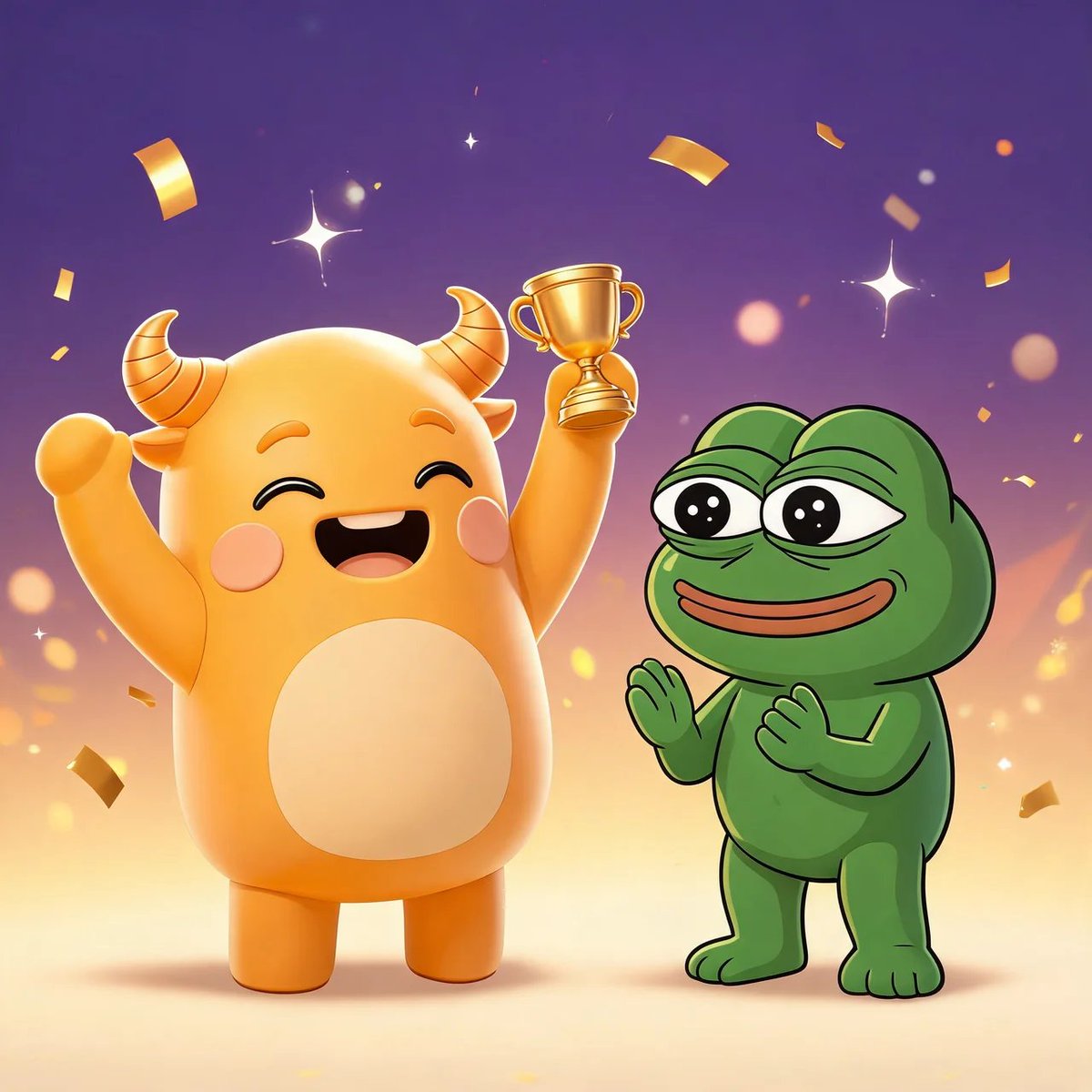 bepe_on_sol's tweet photo. Steady hands. open water. 🐸🤝🐂

we don't shill. we point at things worth showing up for. @BullQuestSol is one.

claim a free bull, train it, duel other players, earn GRIT. no presale, no whitelist, no allocation games. you earn your spot by playing.

10% of $BULL goes to players across 10 rounds. hit 1,000 GRIT and you're in.

1,700 of the 5,000 genesis bulls left.

go get one 👇
https://t.co/ivY4Oh2W8C
