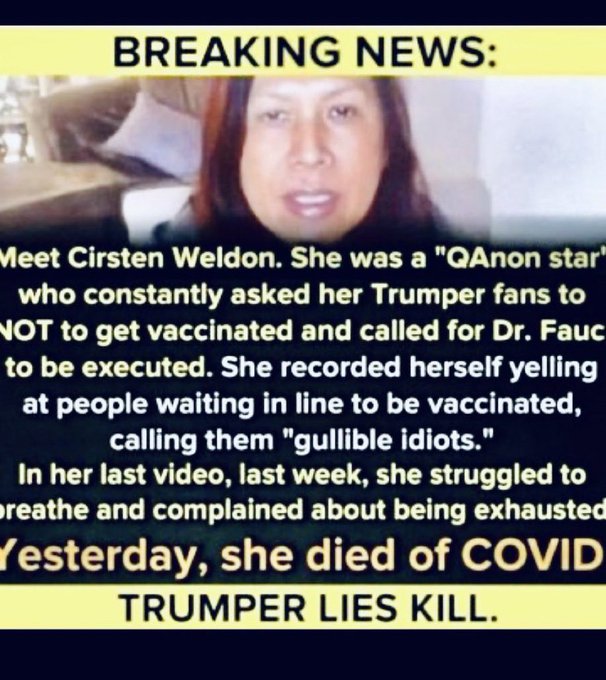 nolietees's tweet photo. Fact: People in RED STATES had HIGHER Hospitalizations and DEATHS than Blue States.

Fact: 40% of Americans who died of Covid would still be alive if NOT for Trump's SLOPPY Covid Response.
 
#Fauci #Hawley #RandPaul #5thamendment #FifthAmendment #Covid #Trump #MAGA #FAFO https://t.co/SvdcxGXNgy