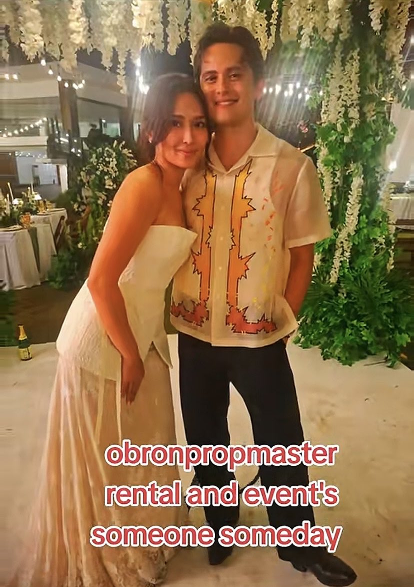 KRCWOfficial's tweet photo. Eh bakit parang kayo yung kinasal? Kala ba namin sina Billy &amp; Alvin? 🤭🤭🤭🥹🥰💛

Lakas maka Mr. &amp; Mrs. Valentin!!!

Credits: Robert Obeng Jose (TT)

#SomeoneSomeday #KathReid - Kathryn Bernardo &amp; James Reid https://t.co/9EZTc0oEPo