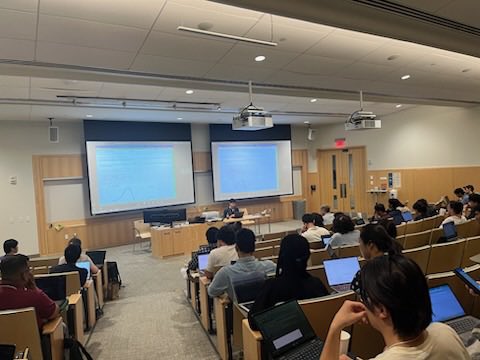 iaifi_news's tweet photo. Today’s tutorial was led by Jose Munoz, helping students apply what they learned from @MilesCranmer ! #IAIFISummerSchool https://t.co/MyKbi5uZTH