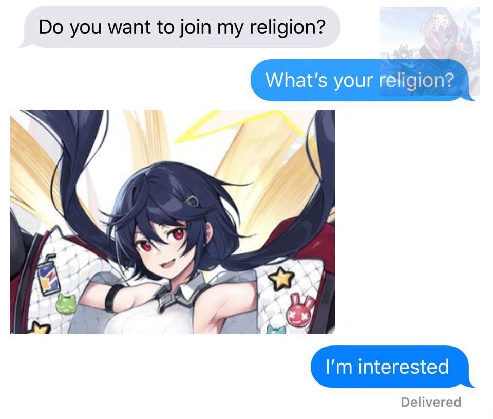UnsettlingAL's tweet photo. Wait, there is a religion for Allen M. Sumner???

ちょっと待って、#アレン・M・サムナー にまつわる宗教があるの？？？

#アズールレーン https://t.co/BMVgU2Wq9y