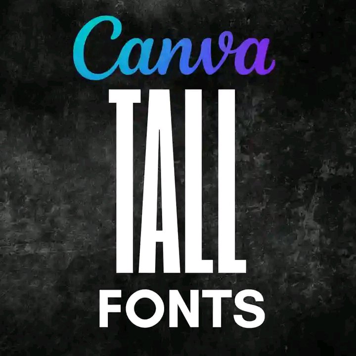 chijiokemdavid2's tweet photo. Some other tall fonts on Canva ⭐
Save for later 🤞
#davegraphix #graphicsdesigner #branddesigner #canvafonts #fypviral https://t.co/vzr8XGN8km