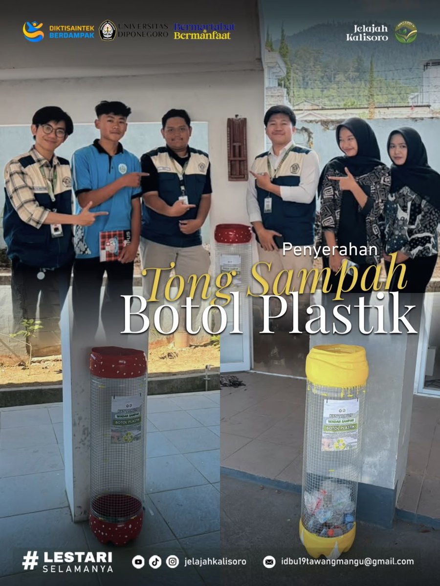 dylentea's tweet photo. 🌱MINGGU 5
Minggu ini menjadi langkah implementasi dan keberlanjutan program melalui pemasangan alat pengepres sampah. #p2kkn #undip
#KKNTawangmangu
#LestariSelamanya https://t.co/av4Xf0NSPr