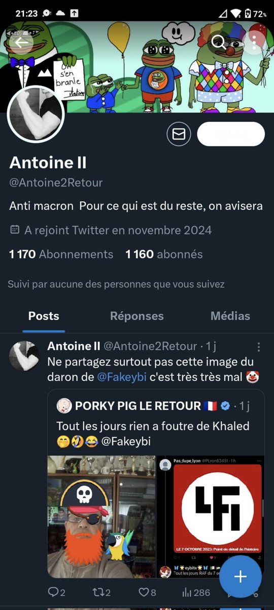 Butch_0071312's tweet photo. @ElDomino24995 on a retrouvé ton ancien compte et ceux de tes potes https://t.co/ilcfUezgZ4