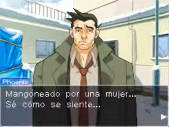 rodrivallejo__'s tweet photo. esta imagen de gumshoe me ha recordado a este otro momento que phoenix habla con gumshoe y que me hace especial gracia con esto despido el dia ace attorney ha sido un placer (seguiré con la misma foto de perfil tal y como he hecho desde el año pasado) https://t.co/SM8c4VRhNH