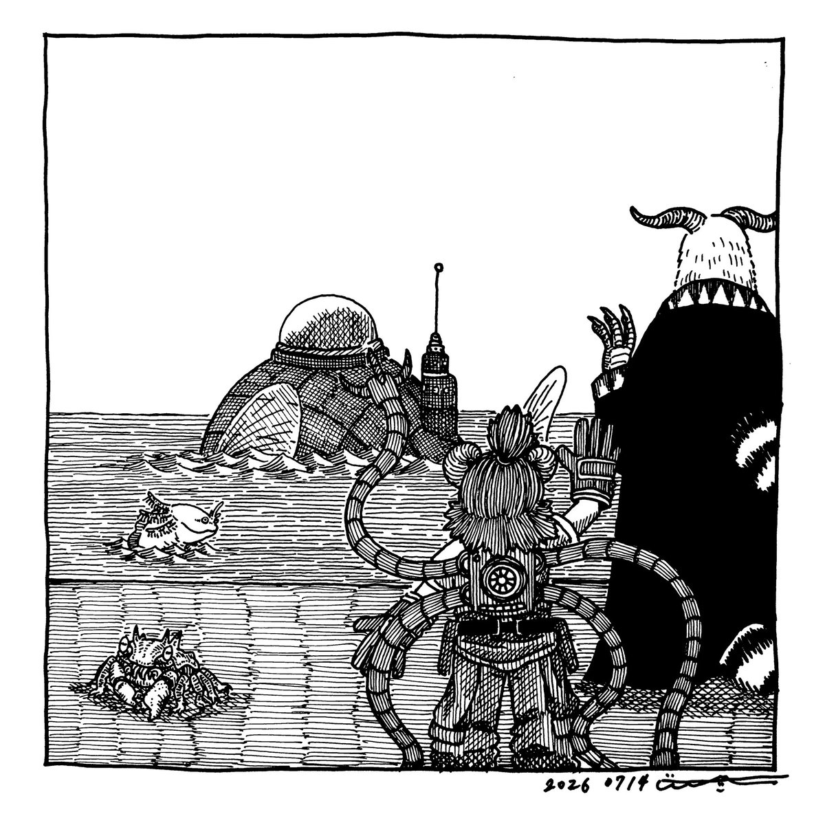 gumgum11223344's tweet photo. #ペン画
#pendrawing
#旅する絵描き

「旅する絵描き-PELAGOS-」

p13〜p16 https://t.co/biRhmi05jL