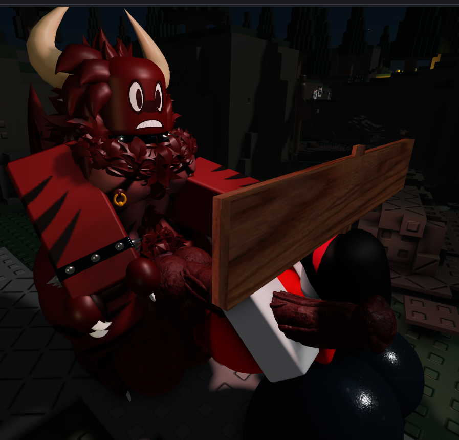 MiraRR34's tweet photo. Mira gets attacked by a giant beast
gift for @Drakobloxxfze 
#rr34 #robloxnsfw #robloxporn #robloxrule34 https://t.co/W8LMNQs4pw