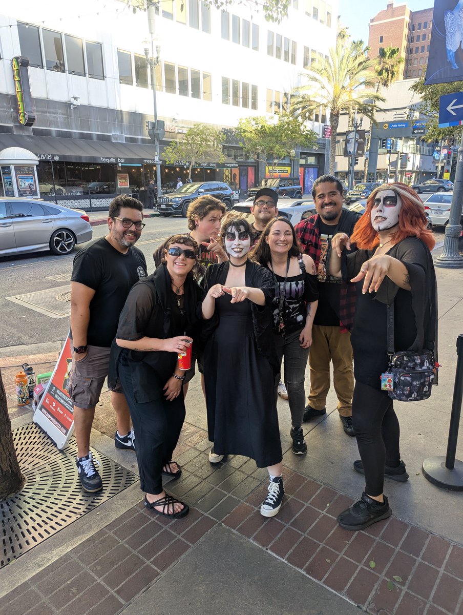 Siyrehn's tweet photo. The hate Danhausen is getting is disappointing. He deserves the world after how long he's worked. He may not be for you and that's okay. But be kind.  He's still humanhausen. (Maybe)

Here's my friends and I at a watch party yesterday and the 1/1 painting I got for my birthday!✨ https://t.co/3GK6sBwXY2