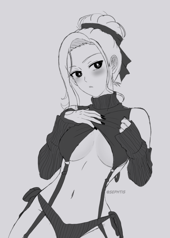 SephtiS_LuP's tweet photo. sketch Amane 
#otagal https://t.co/5TFN0tT1U2
