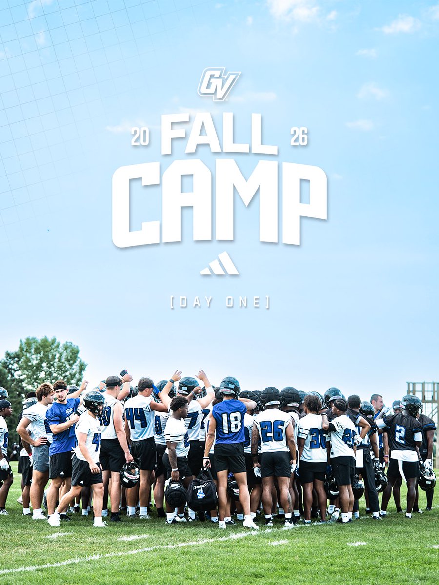 gvsufootball's tweet photo. going camping ⛺️ 

#AnchorUp | #ForTheValley | #WAWG https://t.co/IZ1aQ3MleE