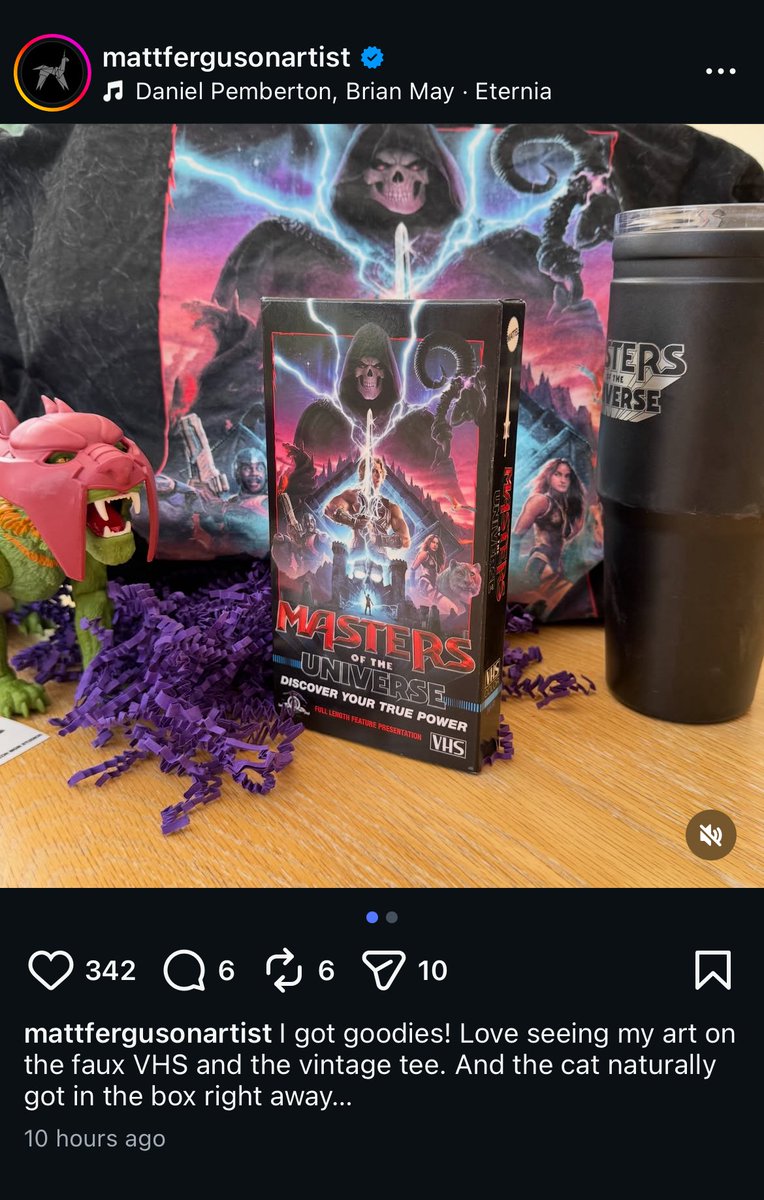 fishlover304's tweet photo. Could we be getting a VHS release of Masters Of the Universe? @mastersmovie It would be amazing to get a VHS release and soundtrack release on vinyl, CD, and cassette! #mastersmovie https://t.co/C6Yalfl2ul