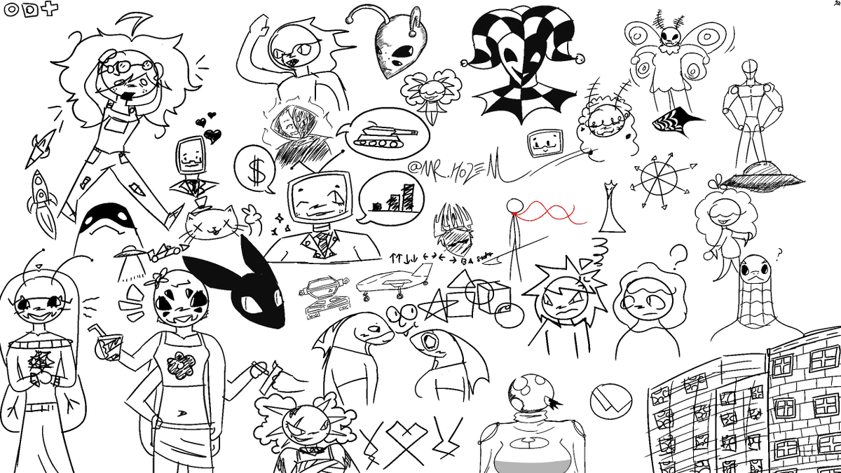 MrHolem's tweet photo. doodles...ok https://t.co/AYEcGFYe5K