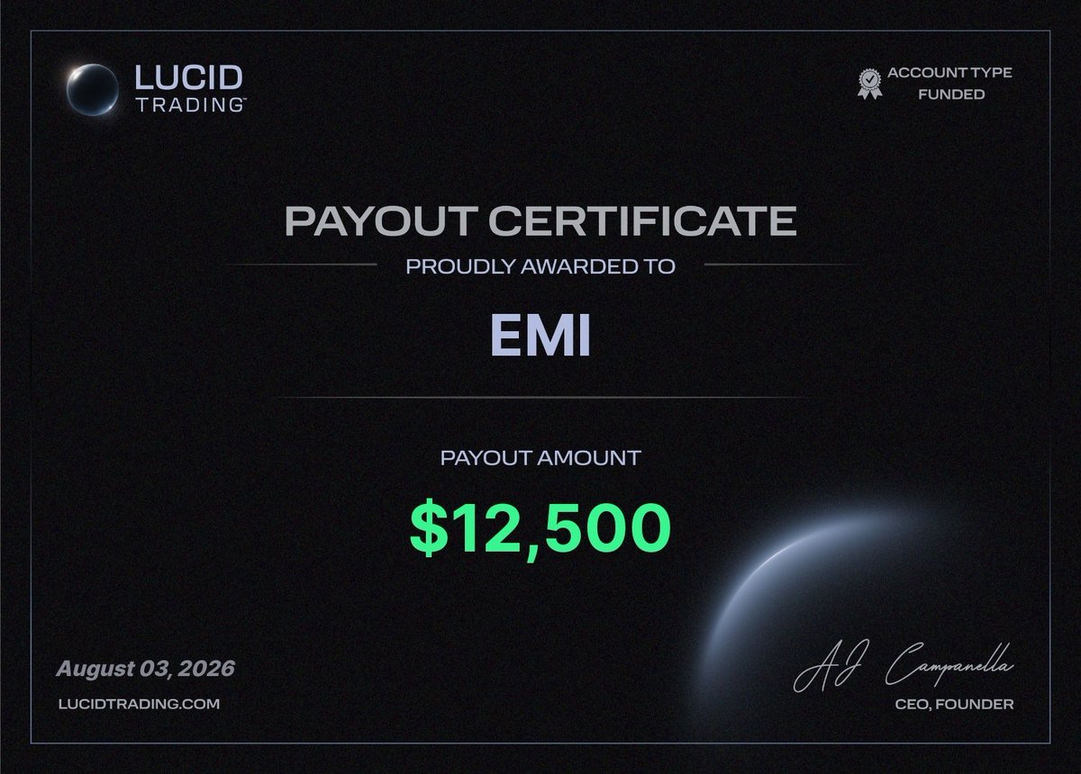 RomanianUSA's tweet photo. 47.5k in payouts in the last 12 trading days from the same accounts. I think it’s time to go live 🤝
Thank you @TradingLucid 

Do I have to ask you again to grab some Pro accounts while they still have no DLL promo? 🤔

Code EMI at https://t.co/fICth8aIcb https://t.co/rFnlWcJ2ZK