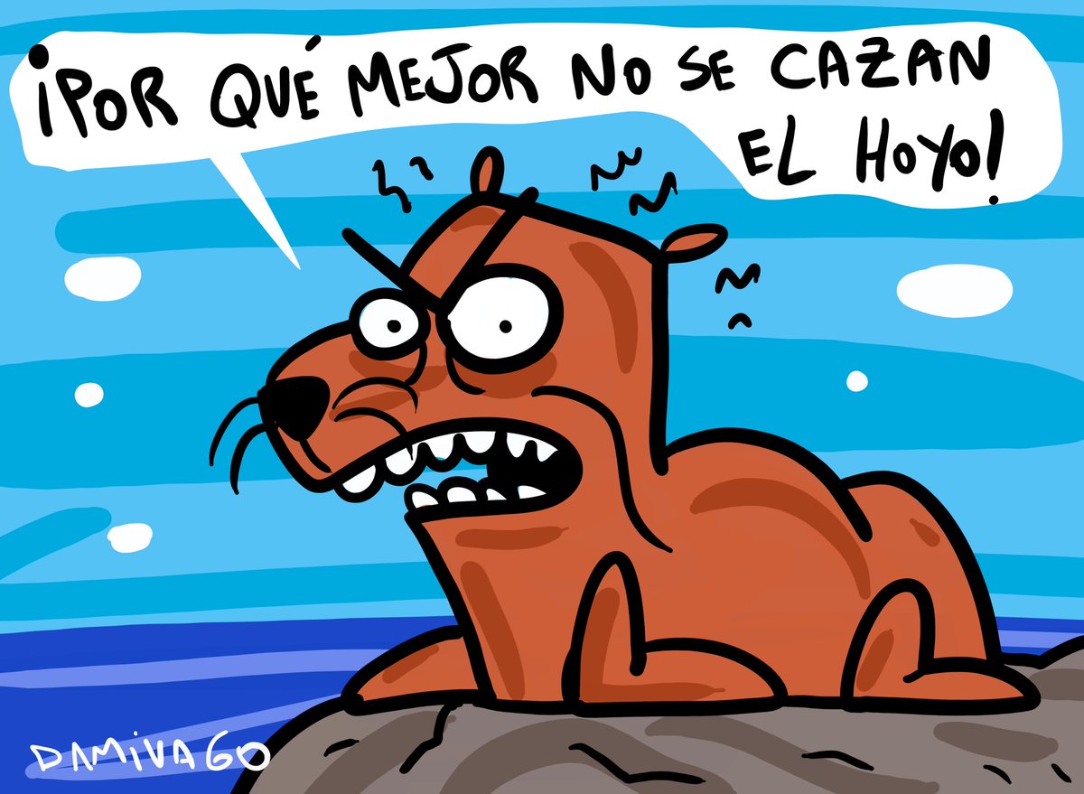 Damivago's tweet photo. Posible caza de lobos marinos https://t.co/wIWllfpFi4