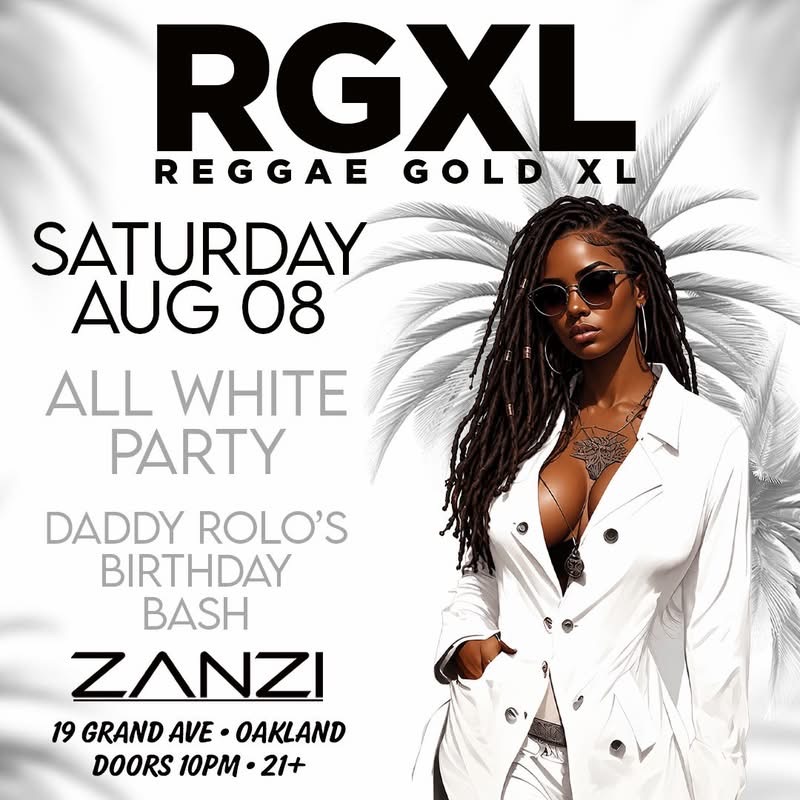 djhenroc's tweet photo. Get Ready #ReggaeGoldXL
Saturday August 8th
Zanzia
19 Grand Ave - Oak, Ca
Doors 10pm-after hours - 21 & up w/ID
#GoldTeam #UpTop #TheOaklandCity #Culture #Community https://t.co/MUDUOoSPMp