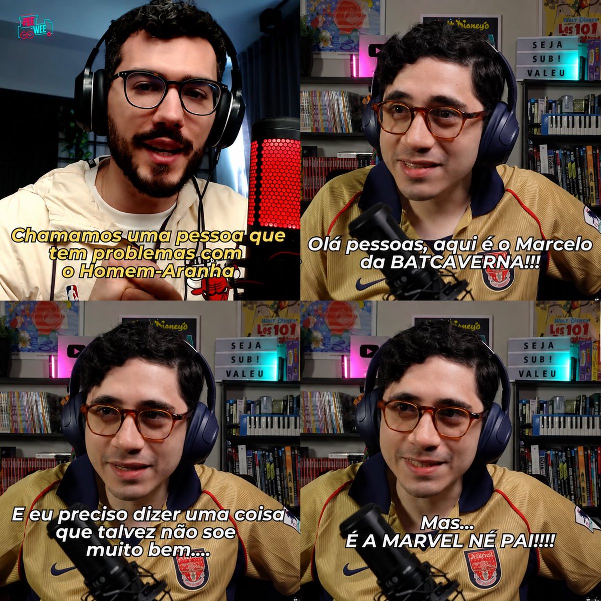 canalpeewee's tweet photo. É, meus amigos…. quando um grande fã do Batman solta um “É A MARVEL NÉ PAI” você percebe que não tem pra onde correr.

Vai lá no Canal PeeweeCast pra ver o que falamos do novo filme “Homem-Aranha: Um Novo Dia”: https://t.co/LsTQ9Csvkh🕷️ https://t.co/IbQrLFfQNl