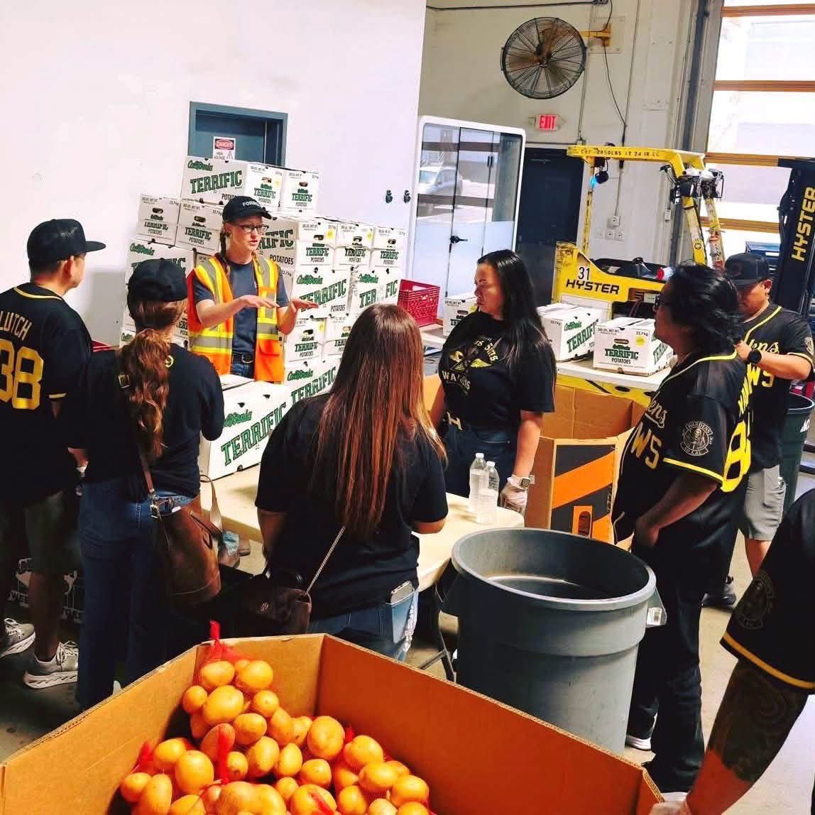 illuminatedemp's tweet photo. When the Wardens Widows Sons Chapter doesn’t have a weekend ride on the calendar, they don’t slow down they step up. This week, members and families rolled up their sleeves at the San Diego Food Bank, supporting local families and proving once again https://t.co/yAED5jEaoy