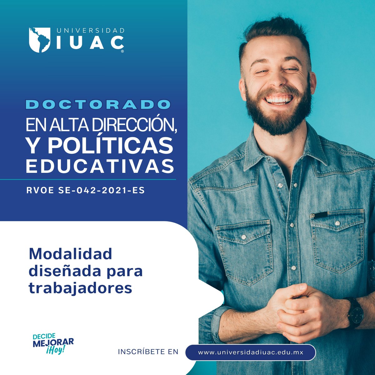 IUACMx's tweet photo. Con el Doctorado en Alta Dirección y Políticas Educativas desarrollarás las herramientas para investigar, diseñar políticas educativas y liderar instituciones comprometidas con la excelencia.

Conoce más 👉 https://t.co/F0oDyWzrGW

#DecideMejorarHoy https://t.co/tpxeiTus3A
