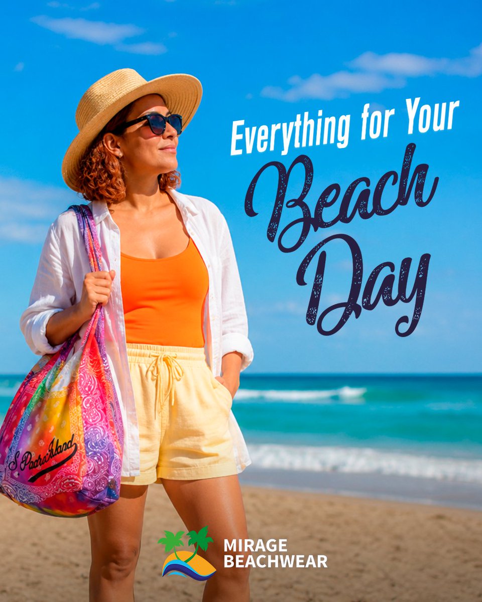 SPImiragebeach's tweet photo. 🌊Celebrate National Beach Day by making the most of your time by the water.

Whether you're relaxing in the sun or exploring the shoreline, Mirage Beachwear has the apparel and beach essentials to help you enjoy every moment.

#NationalBeachDay #BeachEssentials #SouthPadreIsland https://t.co/Kulx1BBjas