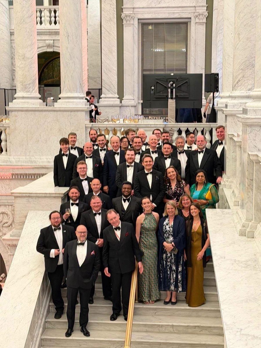 illuminatedemp's tweet photo. A wonderful evening at The Freedom Gala, held at The Library of Congress as part of the celebrations marking the 250th anniversary of American the Pro Grand Master, Grand Secretary, members of Lodge 10,000, and other English Freemasons 

#Freemasons https://t.co/OXLHOXvE0T