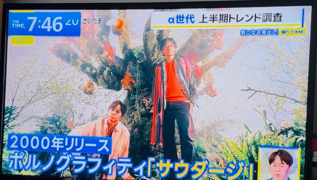 BUGGESTNEXTAR's tweet photo. Z世代の次、今の中高生であるα世代が聴いてる曲のランキングで
一位は「サウダージ/ポルノグラフィティ」！

#ポルノグラフィティ
#種水果実
#thetime https://t.co/25ikf0rMe8
