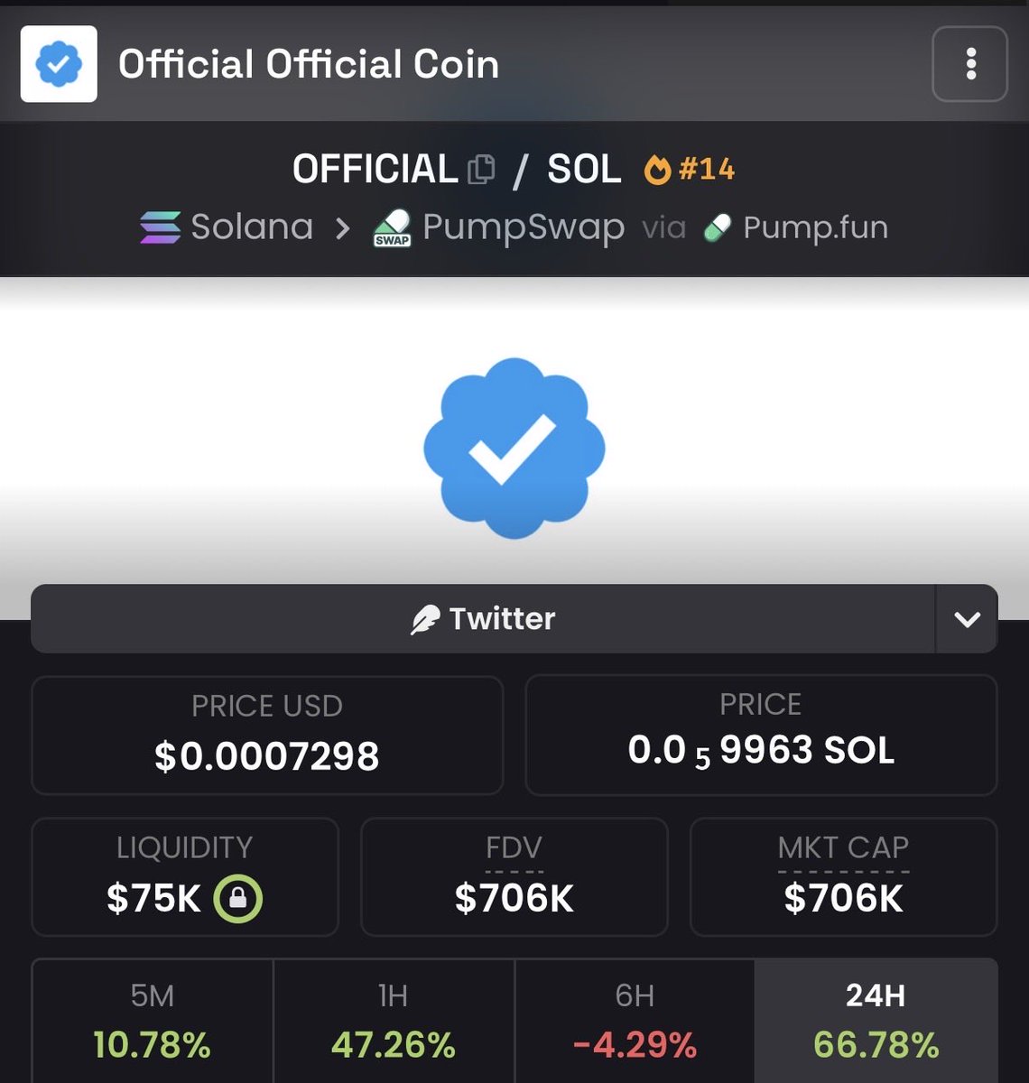 slingoorio's tweet photo. i accidentally made something that could go the direction of idk jack butcher style simplicity where nothing fucking matters it’s official bc it’s got the check type shit idk. 

it looks dope. 

hope a certain niche finds this enjoyable. 

coming soon:
- website
- twitter comm

if you try to hijack the coin or cto it ill slap your mother.