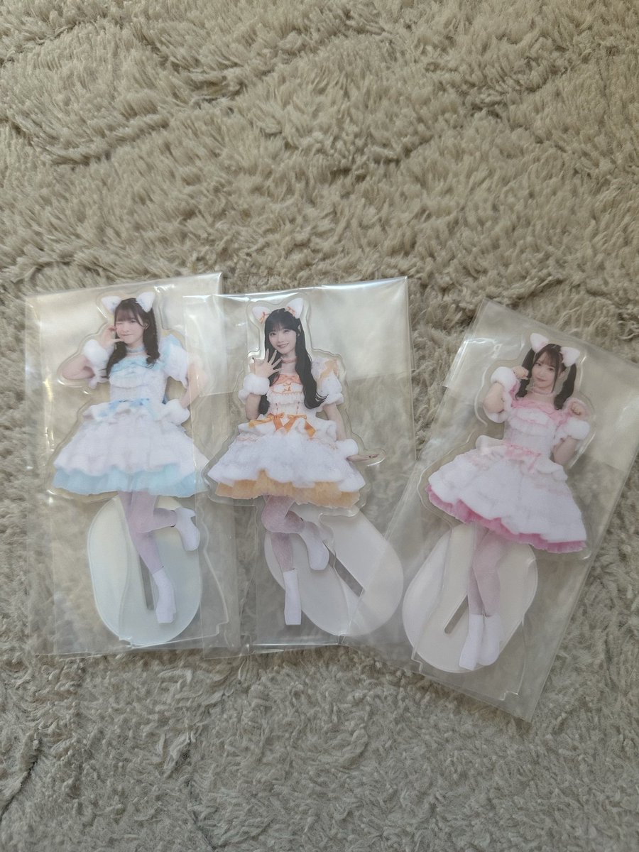 cutes0303's tweet photo. きゅーすと　1番くじ

譲:D賞　アクリルスタンド
　えみるん、みゆちゃん、ぱるたん

求:あいかちゃん

３つの中からどれか１つ、ご希望をご教示ください！
お気軽にご連絡お待ちしております！

8/25 武道館手渡し
もしくは別途日程相談。手渡し。 https://t.co/JdlBQeg5bJ