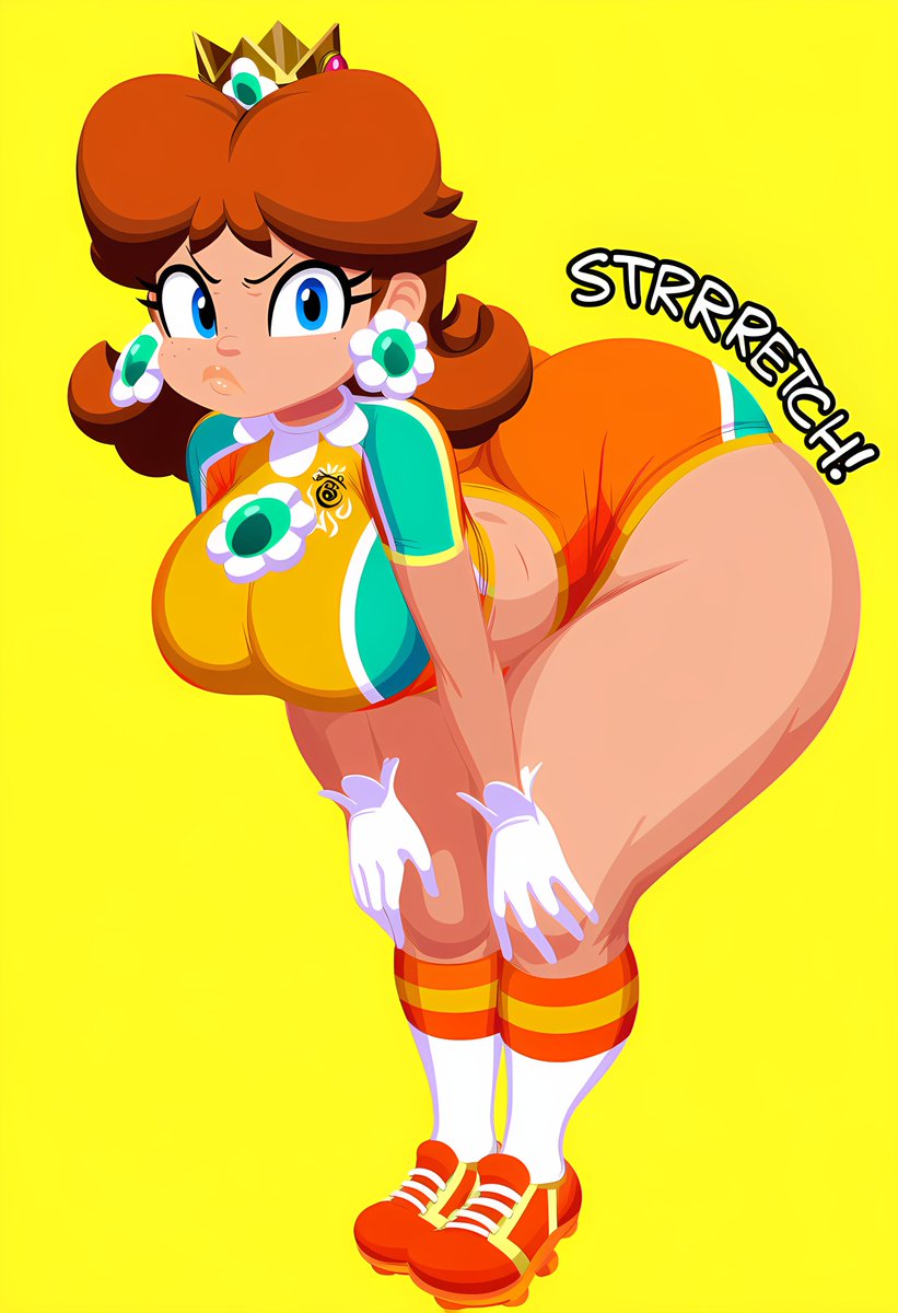 lubbasdump's tweet photo. Princess Daisy (Super Mario) https://t.co/REB9SfqN6w