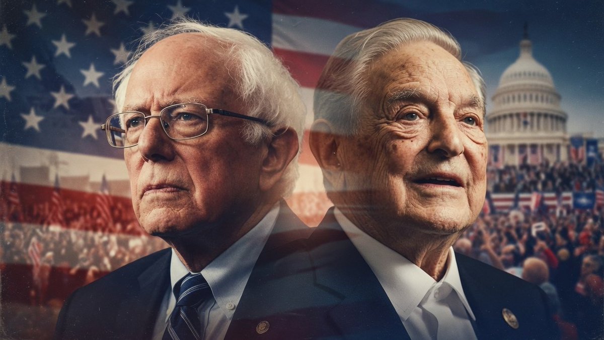 SaltyGoat17's tweet photo. Anyone else notice that Bernie Sanders spends a massive amount of time calling Elon Musk an oligarch and bemoaning him for giving money to Republicans

But NEVER ONCE even mentions the name George Soros? https://t.co/6N1kFswxoJ
