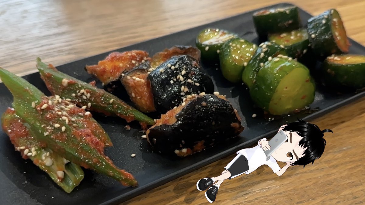 39life_VR's tweet photo. 朝から、夏バテ吹っ飛ばす、夏野菜のキムチパーリ！（キムチ麹は発酵からですw） https://t.co/Wc752J4H13