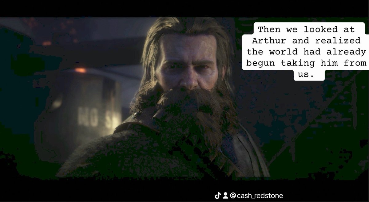 CashRedstone's tweet photo. RDR2 ENDING SPOILERS

You can begin another save. Bring everyone back to camp. Ride every trail again.

But you can never meet Arthur unknowingly — and every new beginning carries the weight of the goodbye waiting at the end.

We thought we were beginning an outlaw story. We didn’t know we were about to lose somebody.

#RDR2