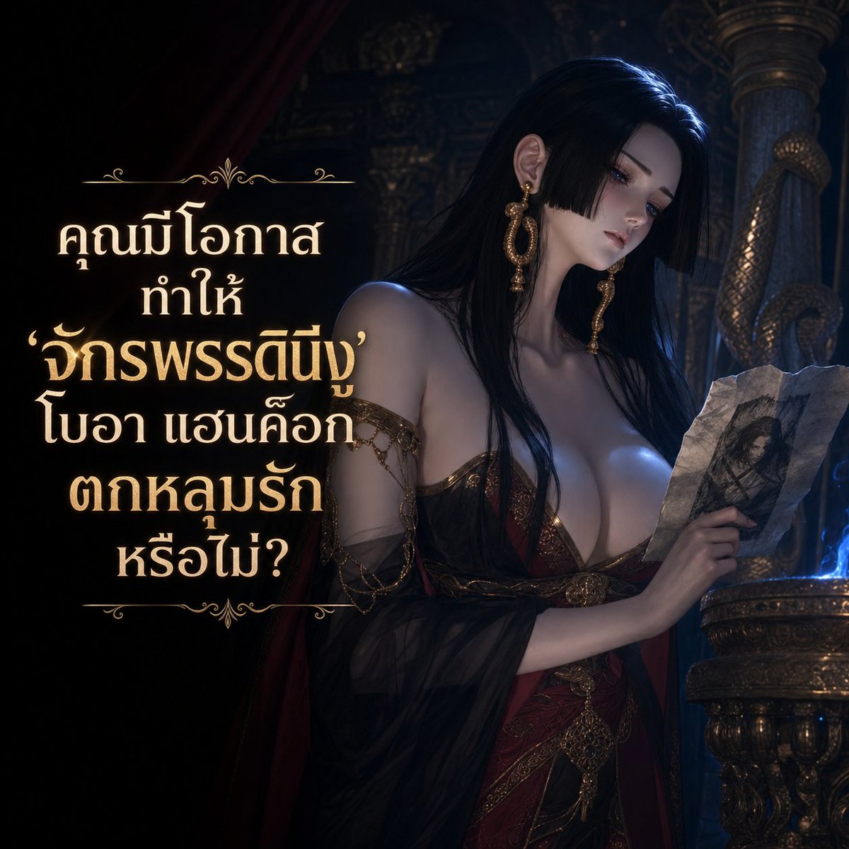 LovecubeAi's tweet photo. มาดูกันว่า โบอา แฮนค็อก จะตกหลุมรักคนได้หรือไม่