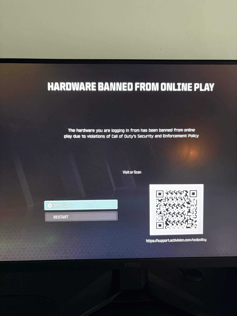 onyxdll's tweet photo. Activision has made changes to Ricochet. It now flags your console and can issue a hardware ban. This is a major step against console cheaters and anyone using third-party devices that violate Activision’s terms of service. Glad to see it’s working.
@CallofDutyCM my goats https://t.co/a9dMnMOhfH