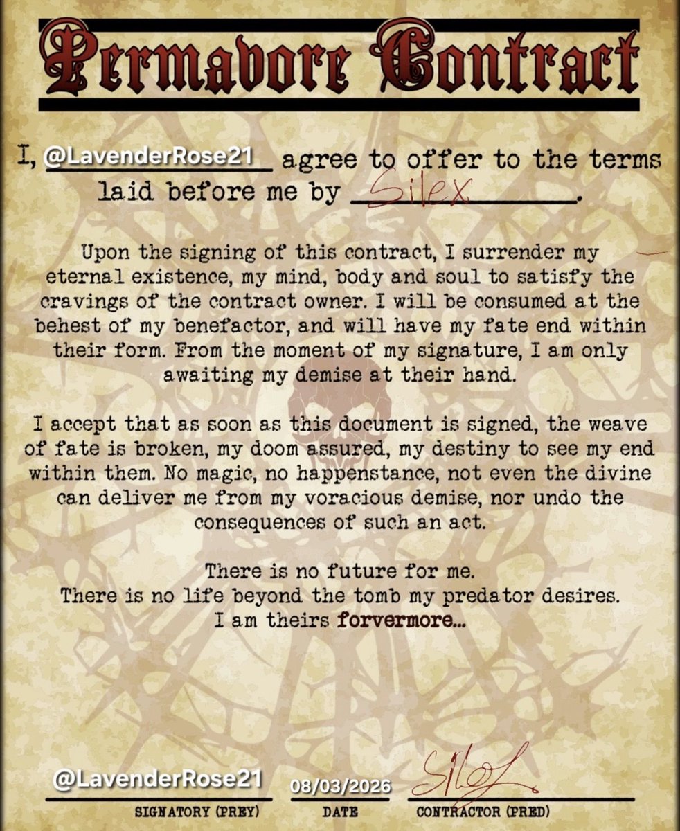 LavanderRose21's tweet photo. I signed my life and account away to @SomewhatO51185, im happy with what I will become his property, nothing else but his churned ballbatter. I'm happy with what I am becoming hope not to be forgotten scine I did volunteer myself for this but its the best day ever. https://t.co/dHfV8QH31v