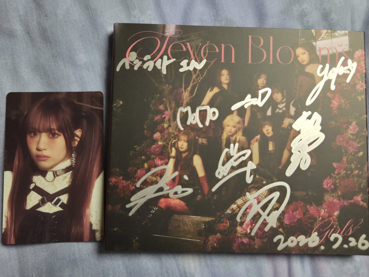 7/26Girls² ALBUM「Seven Blooms」発売記念インターネットサイン会のCD