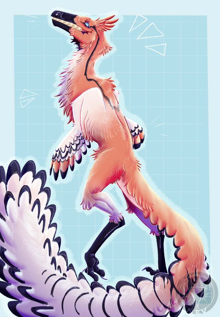 CookieJamStuff's tweet photo. My austro, Russ✨

#austroraptor #Dinosaur #art #PathofTitans https://t.co/qH7BvsedBM