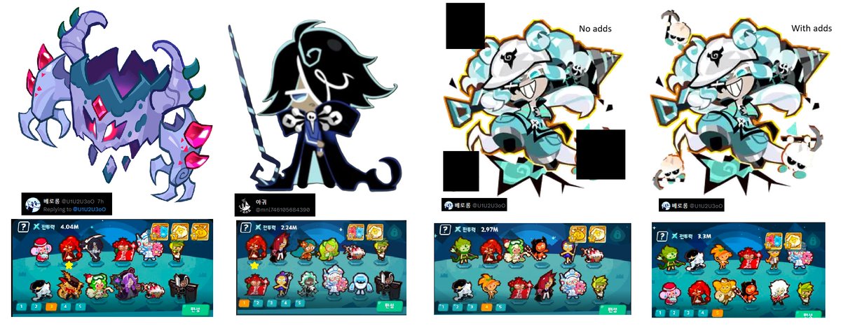 jambound's tweet photo. Cookie Run Crumble's down so I made a quick glance chart of what teams go for which bottleneck bosses https://t.co/6oqi7AkUUg