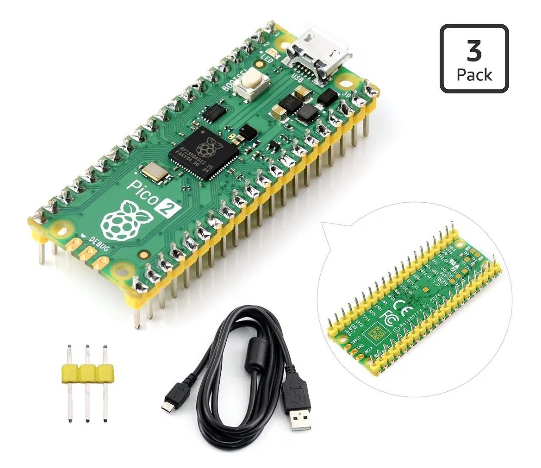 ebokify's tweet photo. Waveshare Raspberry-Pi-Pico-2-M, Compatible with Raspberry Pi Pico 2 Microcontroller Board, Based On Official RP2350 Chip, Dual-Core & Dual-Architecture Design, 3 Items

🏪 Get Now: https://t.co/E8wRHrphvk

#RaspberryPiPico2 🍓 | #RP2350 ⚡ | #Waveshare 🌊 | #Microcontroller 🤖 | #EmbeddedSystems 🔧