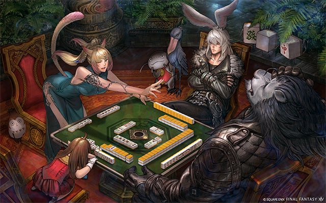 RubiaNeko's tweet photo. #FF14 はフリートライアルで麻雀と
ゲーム4本分が無料で遊べます！🎮🐾

🀄 麻雀で遊ぶまでの道のり
①メインクエストをLv15まで進める
②サブクエスト「いざ、魅惑の遊技場へ」と
　「いざ囲まんドマ式麻雀」をクリア
③麻雀を開放！

#Switch2 だけでなく
PC/PS5/Xboxのプレイヤーとも対戦できる https://t.co/bLmpM60597