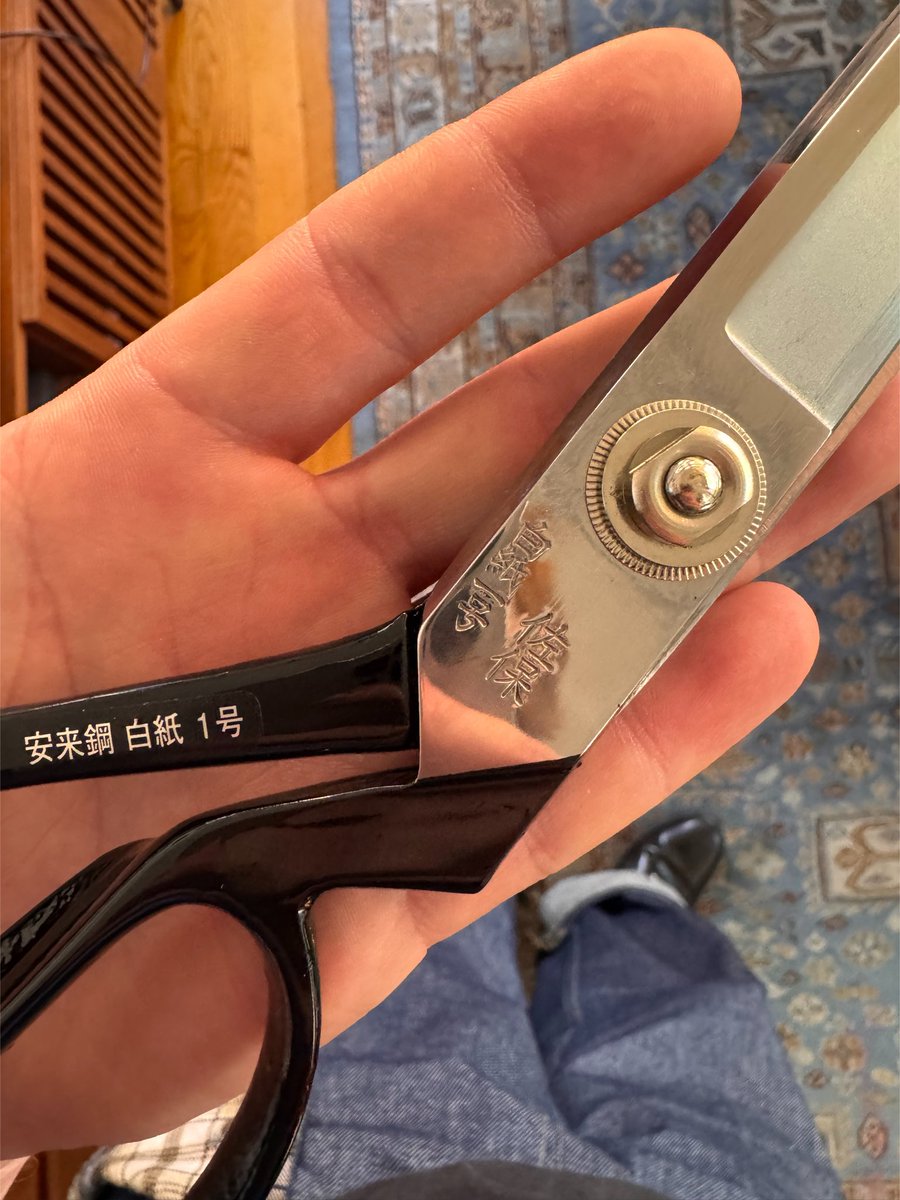mciverrr's tweet photo. handmade Japanese dressmaker shears https://t.co/2PyotYTXka